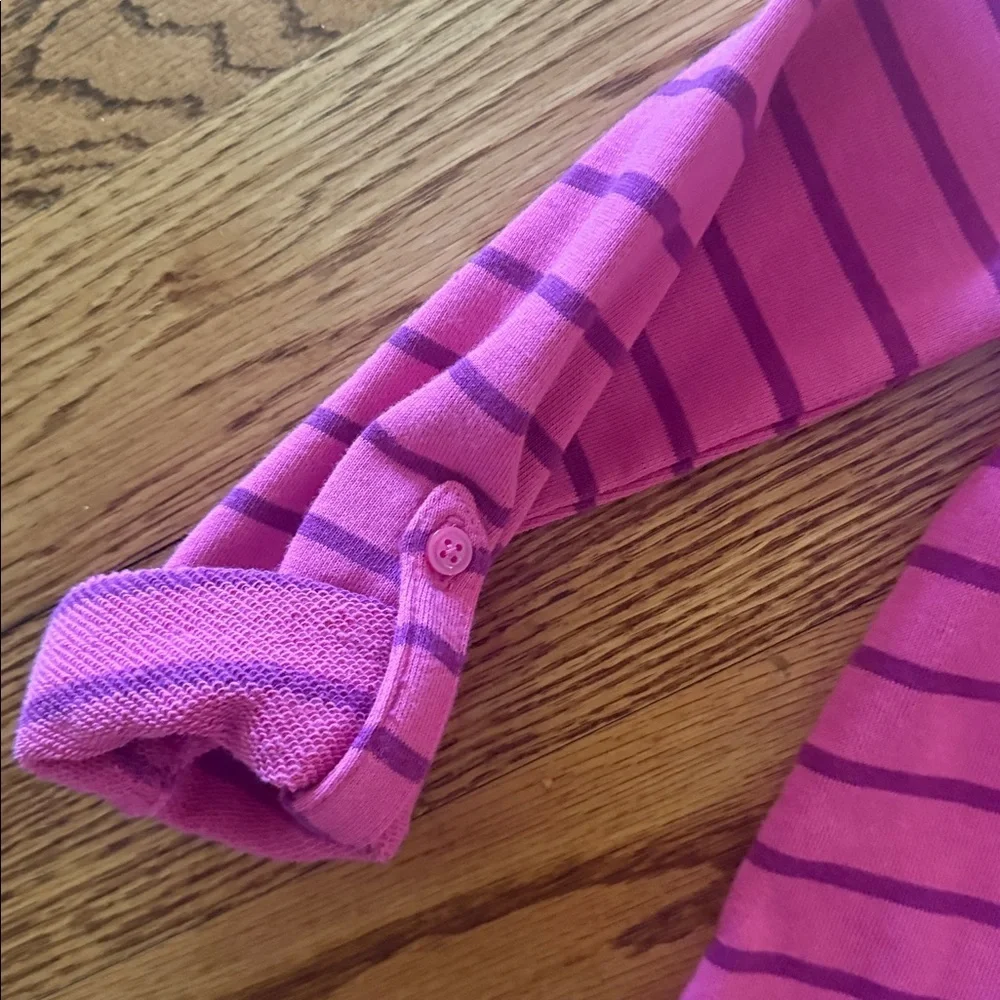 Gymboree pink with purple striped long sleeved shirt size 8 NWT